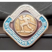 Лыжные гонки. Олимпийские виды спорта. Бд-33