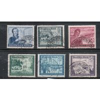 Германия-1944,(Мих.888-893) гаш.   , Война, Почтовая служба(полная серия)