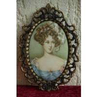 Рамка латунная с шелкографией ( 13 х 19 , для фото 9,5 х 13,5 )