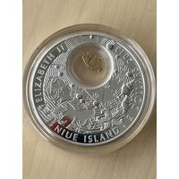 Серебряная монета ,925 проба,28,28 грамм