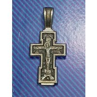 Крестик серебро 925 пробы .
