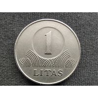 Литва, 1 лит 2001, KM# 111