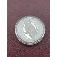 Ушастая сова,1 рубль 2015 Медно-никель