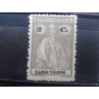 Кабо Верде, колония Португалии, 1926*. Стандарт. Богиня Церера