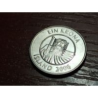 Исландия 1 крона 2006