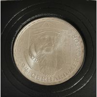 5 марок 1969 г. ФРГ. 375 лет со дня смерти Герхарда Меркатора