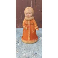 Девушка, резиновая игрушка из СССР