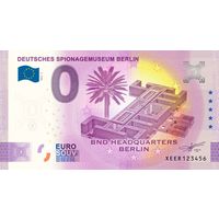 0 евро 2023 год - Немецкая разведка БНД - Германия - UNC