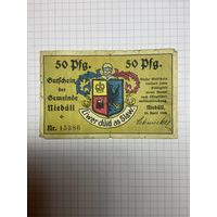 Нотгельд 50 пфеннигов (Германия Веймарская республика). -2612