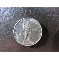 Ватикан. 10 лир.1965. С 20 копеек. Распродажа коллекции. Смотрите другие лоты.