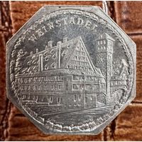 Германия Нюрнберг нотгельд 20 пфеннигов 1921 . Вейнштадель. трамвайный жетон