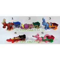 Животные с тележками. Серия, 2004г