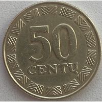 Литва 50 центов 1997 г.