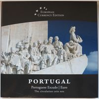 Набор монет "Португалия: португальский эскудо и евро" (200,100, 50, 20, 5, 1 эскудо)