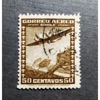 Марка Чили 1944 - 1953 Авиапочта