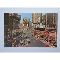 New York City Crossroads of the World Times Square Alfred Mainzer. Нью-Йорк Перекресток мира Таймс-сквер Альфред Майнцер.