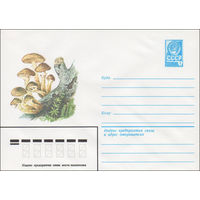 Художественный маркированный конверт СССР N 15908 (30.09.1982) Опенок осенний