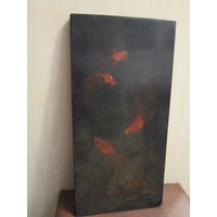 Панно . Лак . Рыбки . Восток