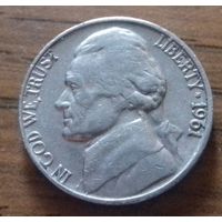 5 центов, США 1961 D