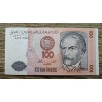 Werty71 Перу 100 инти 1987 UNC банкнота