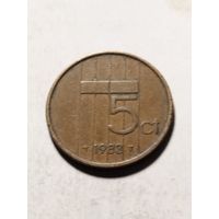Нидерланды 5 центов 1983