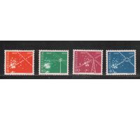Швейцария-1952(Мих.566-569) ,** ,  Электричество(полная серия)