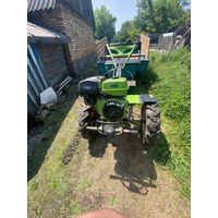 Мотоблок в хорошем состоянии с прицепом