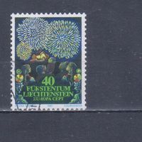 [2345] Лихтенштейн 1981. Праздник.Салют.Европа.EUROPA. Гашеная марка.