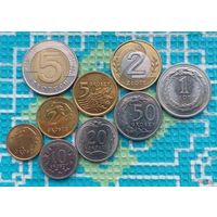 Польша набор монет 1, 2, 5, 10, 20, 50 грошей; 1, 2, 5 злотых, UNC. Новый тип грошей. Предложи свою цену или обмен!