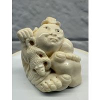 Фигурка из БИВНЯ МАМОНТА.  4  Распродажа коллекции!!!