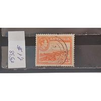 РАСПРОДАЖА. АНТИГУА 1938г. Гаш.