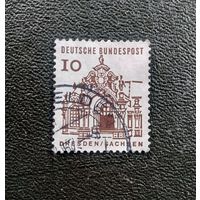 Марка Германия 1964 год Архитектура