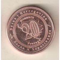 Босния и Герцеговина 20 фенинг 2025