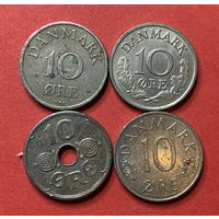 Дания 4 монеты