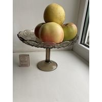 Новогодняя распродажа !Фруктовница ваза стекло НЕМАН