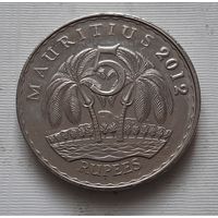 5 рупий 2012 г. Маврикий