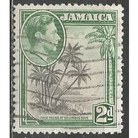Ямайка. Король Георг VI. Бухта Колумба. 1938г. Mi#123.