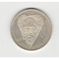 Монета 10 марок 1988 года. Германия. Серебро.