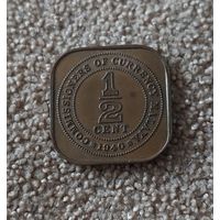 Малайя 1/2 цента 1940 Георг VI РЕДКАЯ