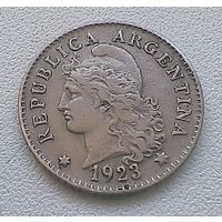Аргентина 5 сентаво, 1923  5-1-39