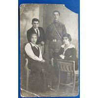 Фото военного РИА в компании. До 1917 г. 9х13.5 см