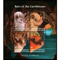 2016 Гренада Гренадины 5195-5198KL Фауна - Летучие мыши 25,00 евро