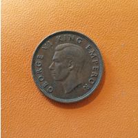 Новая Зеландия 1/2 пенни, 1942 г, KM# 12