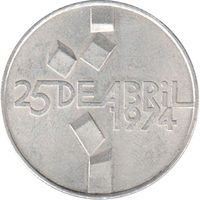Португалия 100 эскудо, 1976 Революция гвоздик (25 de Abril 1974)