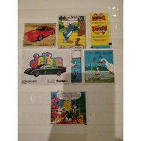 Вкладыши от жвачки