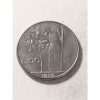 Италия 100 лир 1978