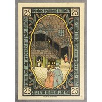 Нотгельд 25 пфеннигов 1921 год. Пёсснек. Веймарская республика