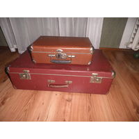 Два чемодана(большой и малый) времён СССР Мосштамп 1950-е г.С рубля.