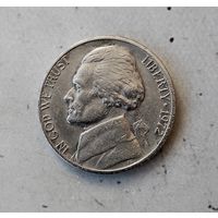 5 центов 1972 года США.