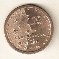США доллар 2019 Инновации Энни Джамп Кэннон штат Делавэр двор P